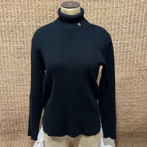 Ralph Lauren Ribbed Knit Turtleneck Sweater
